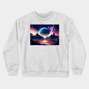 Cosmic Magic: Chaotic Realms Crewneck Sweatshirt